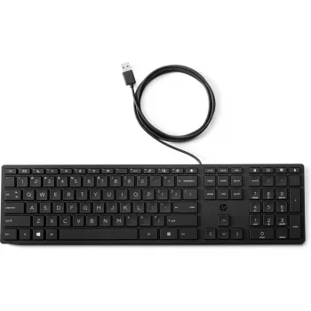 HP Wired Desktop 320K tastatūra, pilna izmēra, USB, mehāniskā, QWERTY