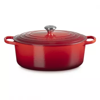 Le Creuset Signature Ovāla Cepešpanna Cherry Red 33 cm