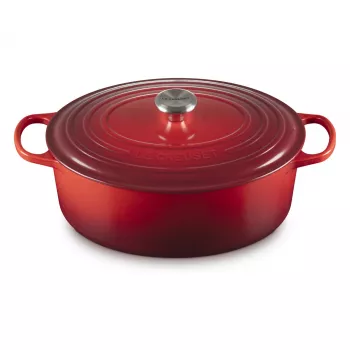 Le Creuset Signature Ovāla Cepešpanna Cherry Red 33 cm