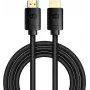 Baseus High Definition Series HDMI 2.1 kabelis, 8K 60Hz, 3D, HDR, 48Gbps, 3m (melns)