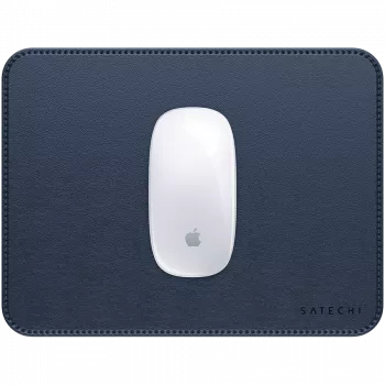 Satechi Premium Mouse Pad - Vegan Ādas Peles Paliktnis (Zils)