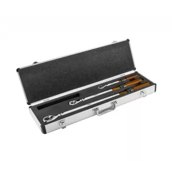 Neo Tools divvirzienu griezes momenta atslēgu komplekts 1/4, 3/8, 1/2, 3 gab.