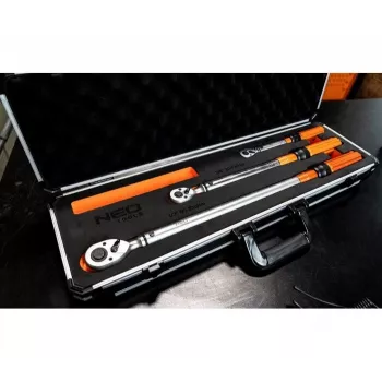 Neo Tools divvirzienu griezes momenta atslēgu komplekts 1/4, 3/8, 1/2, 3 gab.