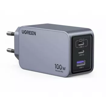 UGREEN Nexode Pro 3-Portu GaN ātrais lādētājs 2 USB Type-C