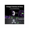 UGREEN Nexode Pro 3-Portu GaN ātrais lādētājs 2 USB Type-C