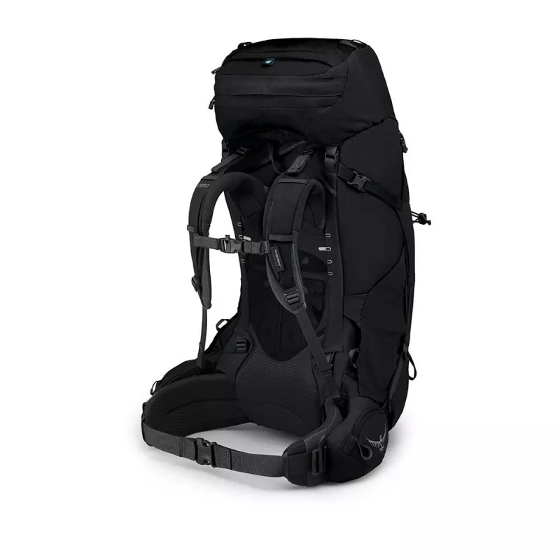 Mugursoma Osprey Aether 65 — 65 L, Neilons, Melna, 2.2 kg, 40 cm platums, Vīriešiem