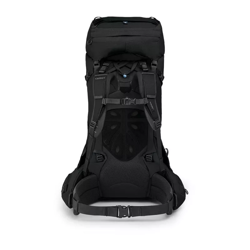 Mugursoma Osprey Aether 65 — 65 L, Neilons, Melna, 2.2 kg, 40 cm platums, Vīriešiem