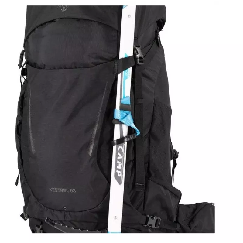 Trekinga mugursoma Osprey Kestrel 48 melna S/M