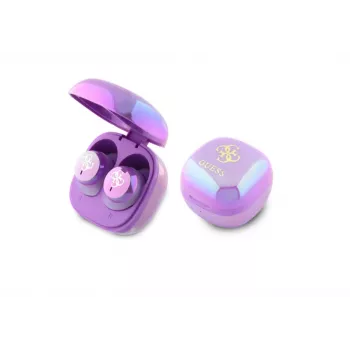 GUESS GUTWSJ144ESU Bezvadu austiņas, purpura, In-ear