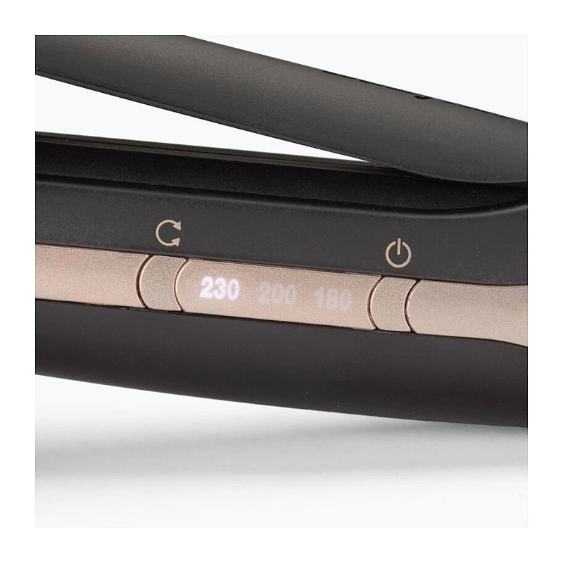 Lokošanas gludeklis BaByliss Wave Secret Air C1900E — siltais gaiss, LED displejs, 2,5 m vads, melns