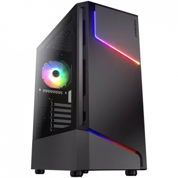 PC korpuss COUGAR Gaming MX360 RGB Midi Tower Melns