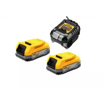 DEWALT Lādētājs DCB1102 + 2x 1.7Ah POWERSTACK DCB1102E2