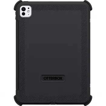 OtterBox Defender Series maciņš Apple iPad Pro M4 11 collu, izturīgs polikarbonāts, melns
