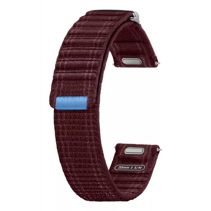 Samsung Galaxy Watch 7 auduma siksniņa S/M bordo