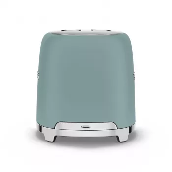 Smeg TSF01EGMEU tosteris 2 šķēlēm 950 W hromēts, zaļš