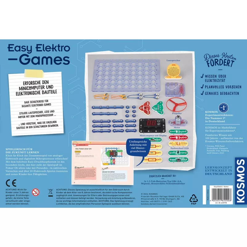 Easy Electric – Spēļu un eksperimentu komplekts