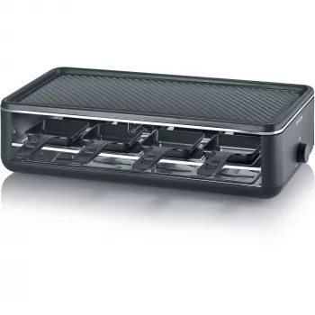 Severin RG 2365 Raclette Grils 8 Personām 1300 W Melns