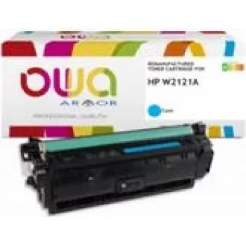 OWA tonera kasetne saderīga ar HP W2121A ciāna (4500 lpp.)