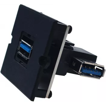 Bachmann 917.122 - USB A - USB 3.2 Gen 1 (3.1 Gen 1) - Melns