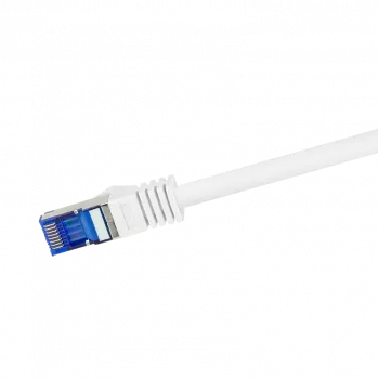 Logilink Professional Ultraflex - Patch-Cable - RJ-45 (vīriešu) uz RJ-45 (vīriešu) - 50 cm - 6 mm - S/FTP - Cat.7 izejvads (kabelis) / CAT 6a (porti) - bez halogēna, liets, bez aizķeršanās - balts
