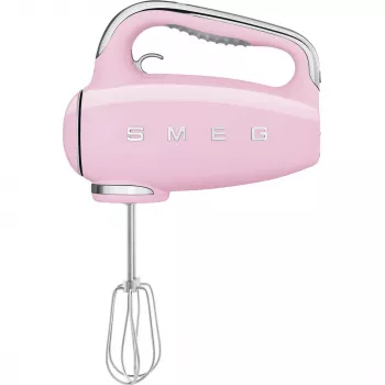 Smeg HMF01PKEU rokas mikseris 50. gadu retro dizainā, rozā