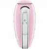 Smeg HMF01PKEU rokas mikseris 50. gadu retro dizainā, rozā