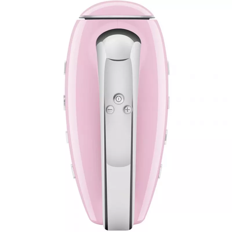 Smeg HMF01PKEU rokas mikseris 50. gadu retro dizainā, rozā