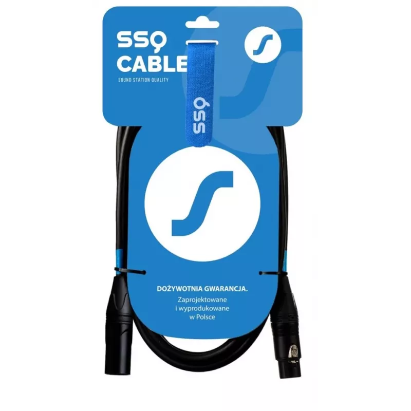 SSQ Cable XX3 - XLR-XLR kabelis, 3 metri