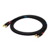 SSQ RCARCA3 - Kabelis 2x RCA - 2x RCA - 3 m, Melns