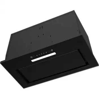 Iebūvējamā tvaika nosūcējs MPM MPM-54-OWS-01, 54 cm, kanāla/recirkulācijas, 3 ātrumi, melns, stikls/tērauds