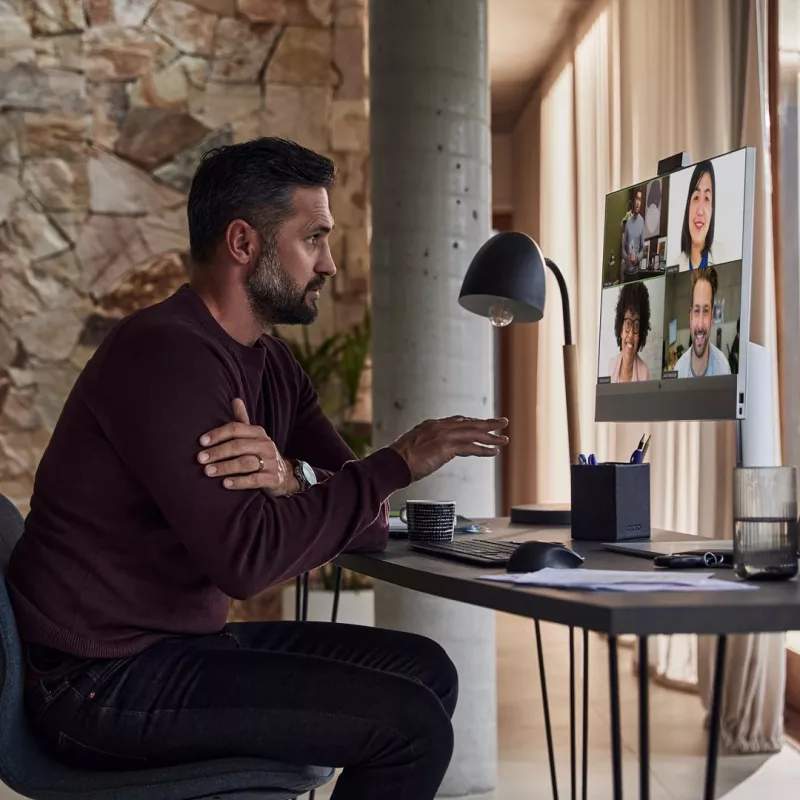 Viss-vienā dators HP 840 AiO G9 — Intel Core i5-14500, 23,8 collu FHD IPS, 16 GB DDR5 4800, 512 GB NVMe SSD, Intel UHD 770, Windows 11 Pro