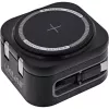 Bezvadu lādētājs 3-in-1 InLine 33392T austiņām, viedtālruņiem un viedpulksteņiem — USB 9/12 V, Melns