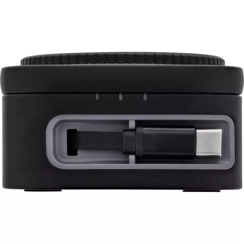 Bezvadu lādētājs 3-in-1 InLine 33392T austiņām, viedtālruņiem un viedpulksteņiem — USB 9/12 V, Melns