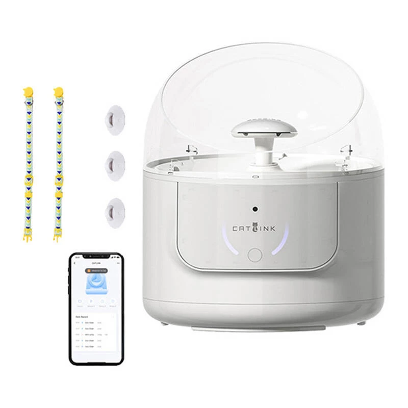 Ūdens strūklaka mājdzīvniekiem Catlink Pure CL-W-01, 2.5 L, filtrēts cirkulējošs ūdens