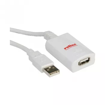 ROLINE USB pagarinātājkabelis - USB (sieviete) uz USB (vīrietis)