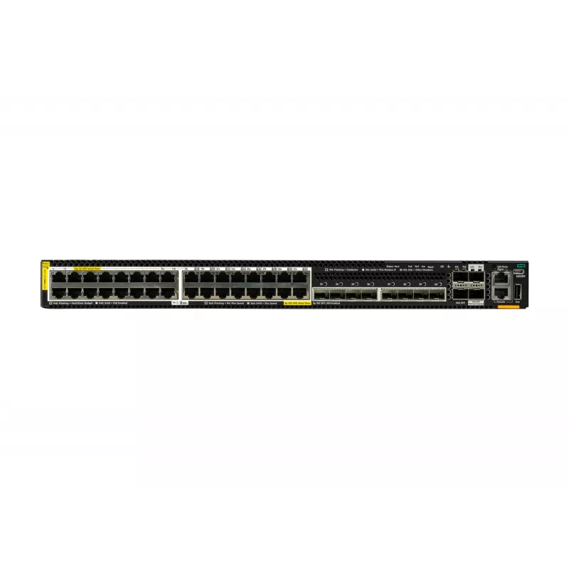 HPE Aruba Networking CX 6300M 32p SmtRt 5G CL8 8p SFP+ 10G LRM 2p SFP56 50G 2p SFP28 25G MACsec Slēdzis