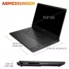 HP OMEN 17-db1176ng Gaming Laptop – 17,3 collu FHD 144Hz, AMD Ryzen AI 7, 32GB RAM, 1TB SSD, NVIDIA GeForce RTX 5070 (BZ9E8EA#ABD)