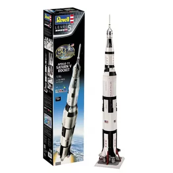 Plastmasas modelis Mēness nolaišanās 1/96 Apollo 11 Saturn V
