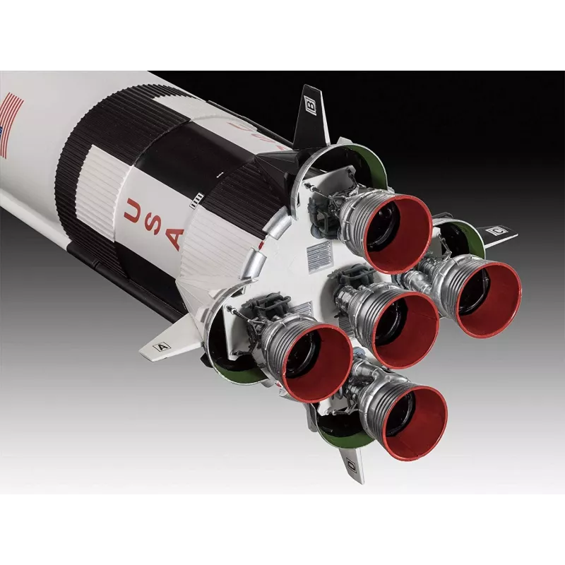 Plastmasas modelis Mēness nolaišanās 1/96 Apollo 11 Saturn V