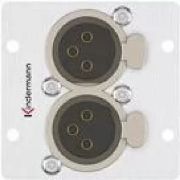 Kontaktligzda 2 x XLR Kindermann 7444000579