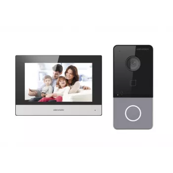 Video durvju sistēma Hikvision DS-KIS603-P(C)/EU 2 MP 7 collu LCD