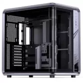 PC korpuss Jonsplus BO400CG Midi-Tower ATX ar rūdīta stikla sānu paneli, ieroču pelēks