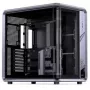 PC korpuss Jonsplus BO400CG Midi-Tower ATX ar rūdīta stikla sānu paneli, ieroču pelēks