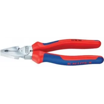 Knipex jaudas kombinētās knaibles 180mm, hromētas, daudzkomponentu apvalks