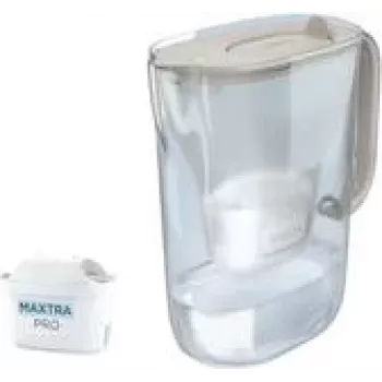 Ūdens filtra krūze BRITA Style Essential Sand ar 1x MXRO PP un 1x MXRO EK kasetni