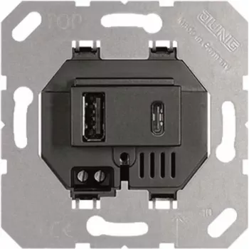 Jung USB lādētājs USB15CASW (USB15CASW)