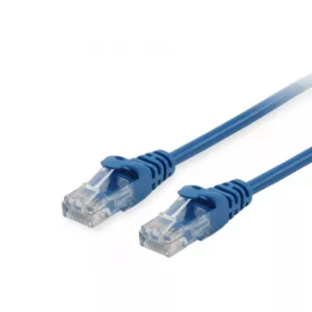 EQUIP Cat.6 U/UTP Patch kabelis RJ-45 1,5m Zils