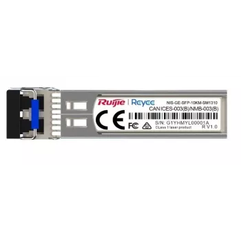 SFP raidītājs Ruijie NIS-GE-SFP-10KM-SM1310 1000 Mbit/s 1310 nm