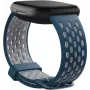 Fitbit FB174SBNVGYL Siksniņa - Zila - Pelēka - Sense - Versa 3 - Alumīnijs - Silikons - Nerūsējošais tērauds