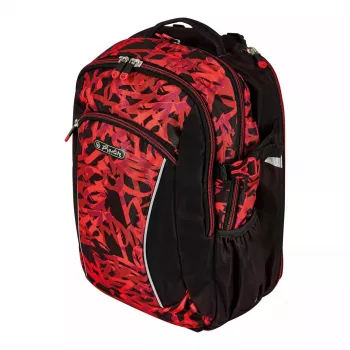 Sporta mugursoma Herlitz Ultimate Graffiti Black Red